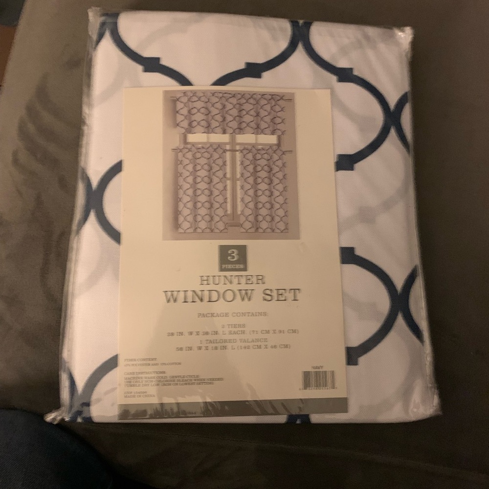 Hunter 3 pc curtain se